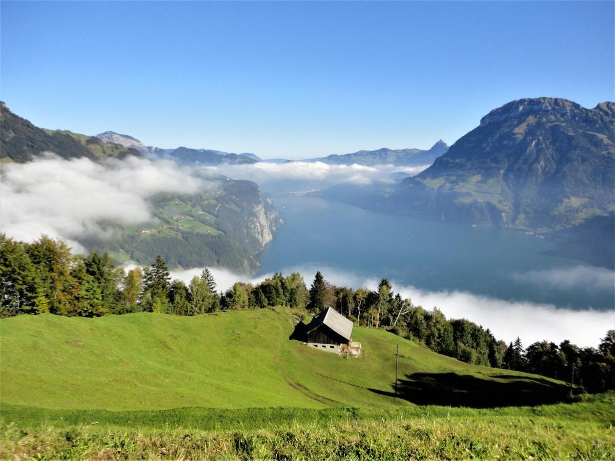 Ferienwohnung Ob Vierwaldsaettersee Isenthal ภายนอก รูปภาพ